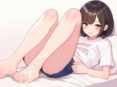 [素人フルムービー]Sっ気のある女の子に足コキ〜全身にぶっかけまくる〜